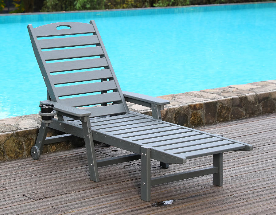 Одинарное кресло Adirondack Urban Grey HDPE
